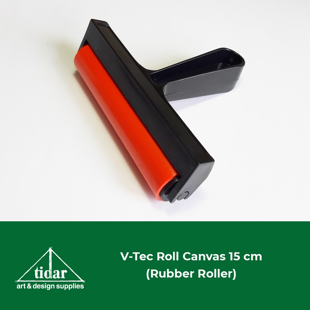 

V-Tec Roll Canvas 15 CM - Rubber Roller - Kanvas / Lino / Karet Roll