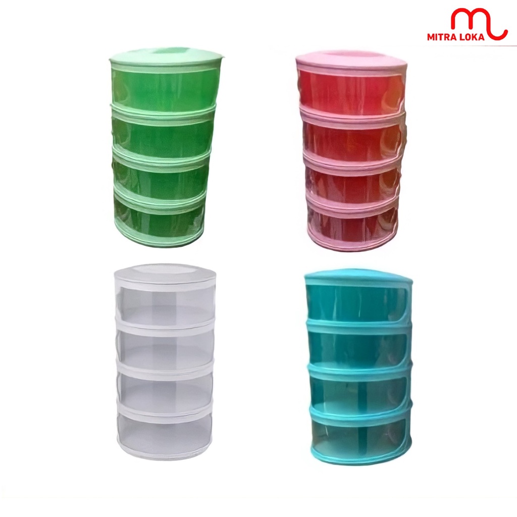 Mitra Loka Rak Makanan 4 Susun Jeon Modern Food Storage Tudung Saji