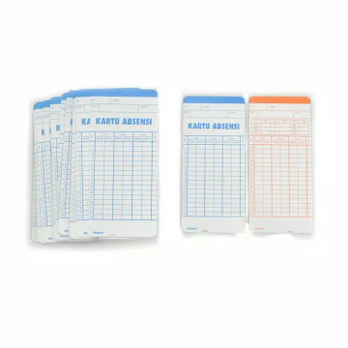 

Utrs0e4 Kartu Absen Isi 100Pcs Untuk Absen Manual Krisbow As71S0D
