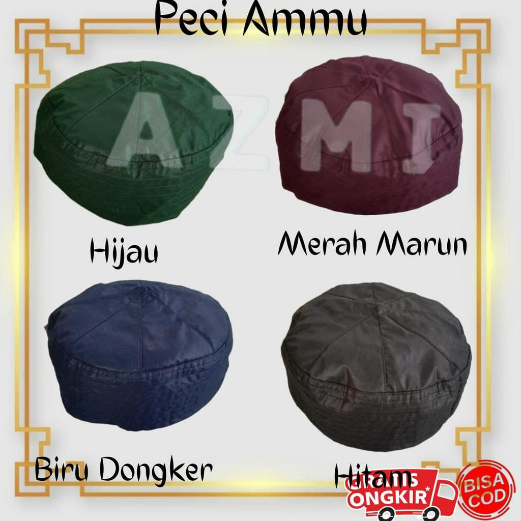 Terbaru Peci Kopiah Ammu Dewasa Kopiah Bahan Model Ammu Termurah