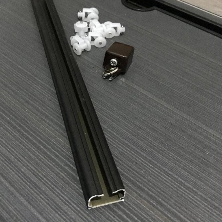 ✰ Set Rel Vitrase Gorden / Tiang Vitrase Gorden / Rel Alumunium ➣