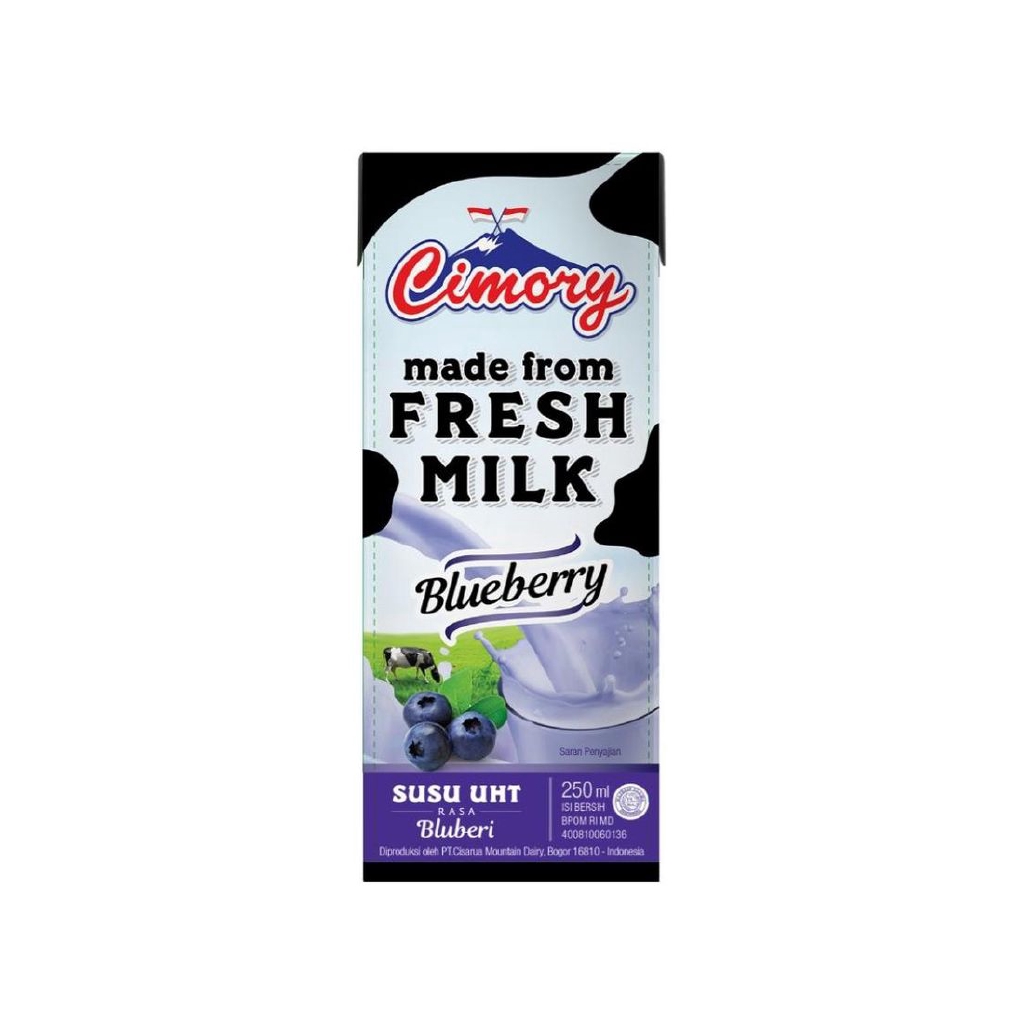 

OL8 - Cimory Fresh Milk Uht Blueberry 250Ml