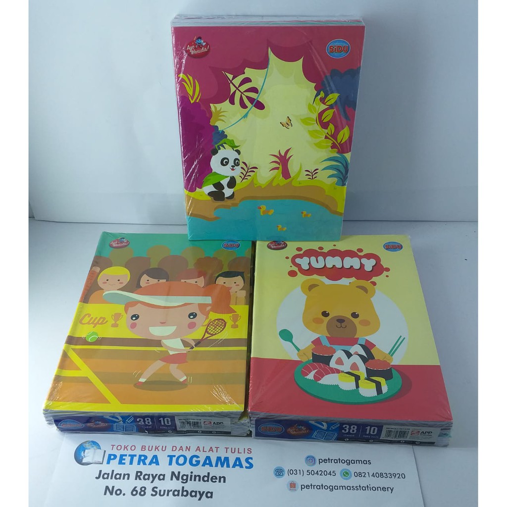 

BUKU TULIS/GARIS EB 38/58/100 LEMBAR SINAR DUNIA PERPAK