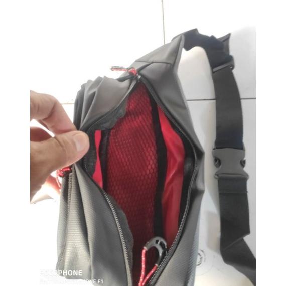 Tas Waistbag Pria Gearbag Murah Original # Tas Selempang Pria Rei # Tas Pinggang Pria Rei # Tas Wais