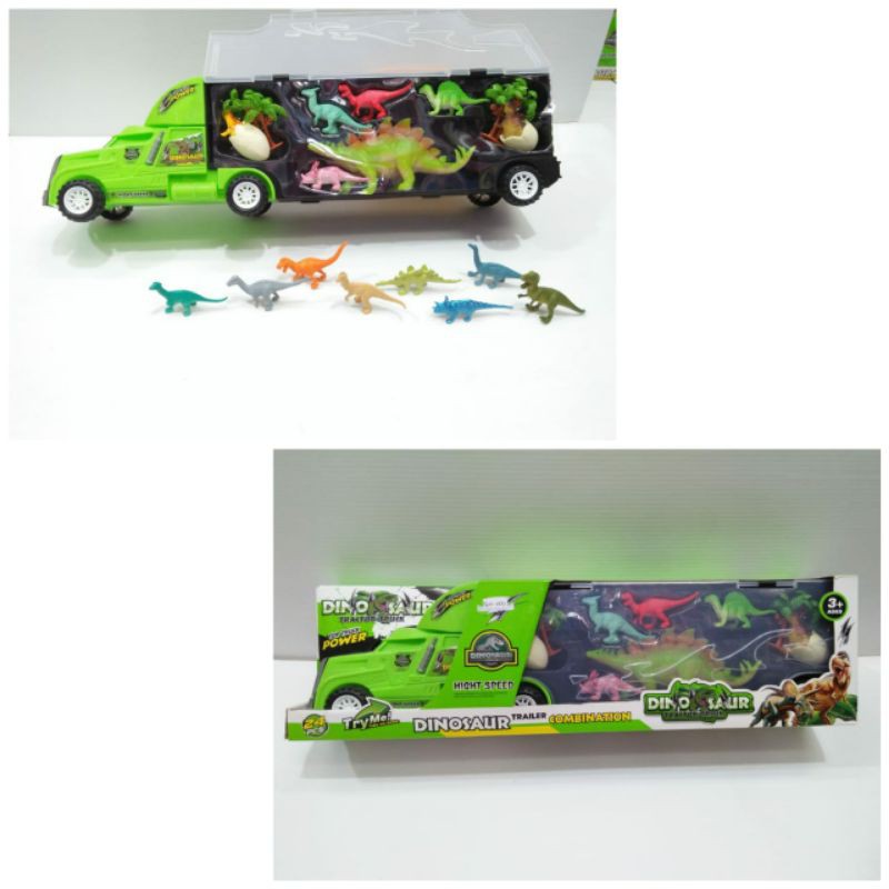 MAINAN ANAK TRUCK DINOSAURUS SET
