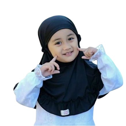 Jual Jilbab Anak Atau Jilbab Baby Dan Kerudung Anak Wanita Muslim Hitam