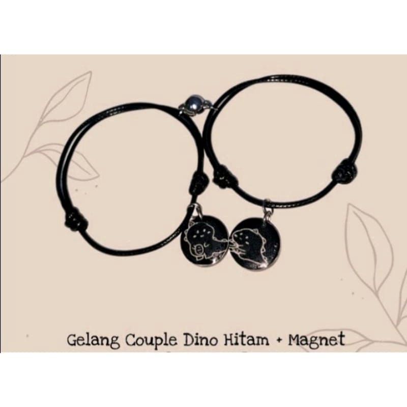 [ TERMURAH ] GELANG COUPLE  DINO TARIK MAGNET GELANG MAGNET DINO tarik