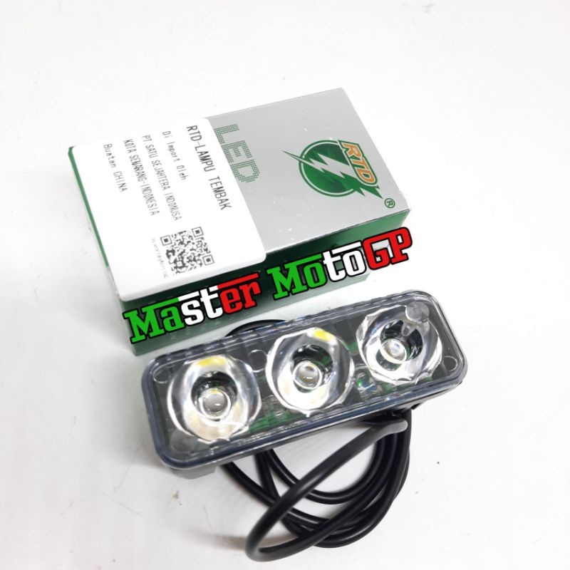 Led E03 RTD RAYTON ORIGINAL LED 3 mata lampu tembak EO3 RTD ORIGINAL lampu sorot 3 mata E03 RTD