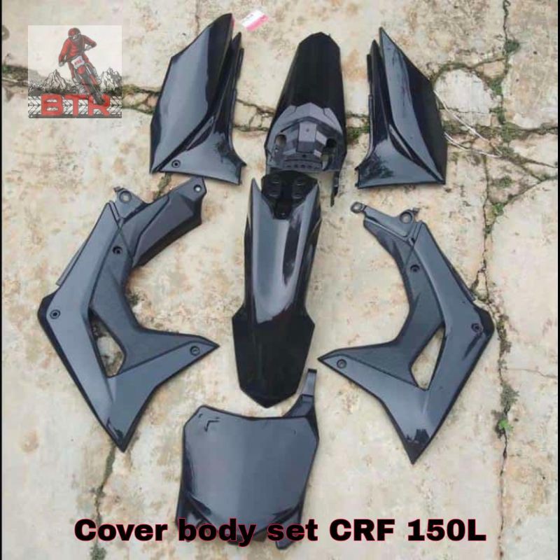CRF 150L cover body set Honda CRF 150L hitam