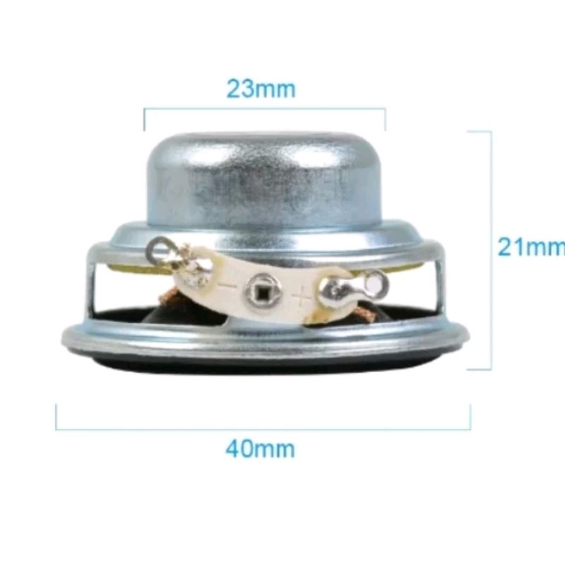 1 Pcs Aiyima Speaker 40MM 4 Ohm 5W Full Range