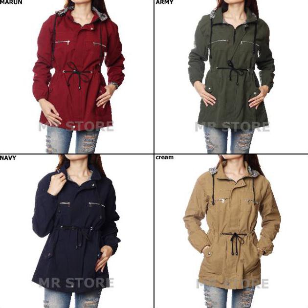 JAKET PARKA CEWE / WANITA NAVY WAME POLOS BAPAK ANAK JEANS LEVIS