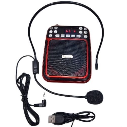 Portable loud speaker FAHRENHEIT 225F BLUETOOTH mic bando speaker pinggang tour guide, guru senam, tari, penyiar radio