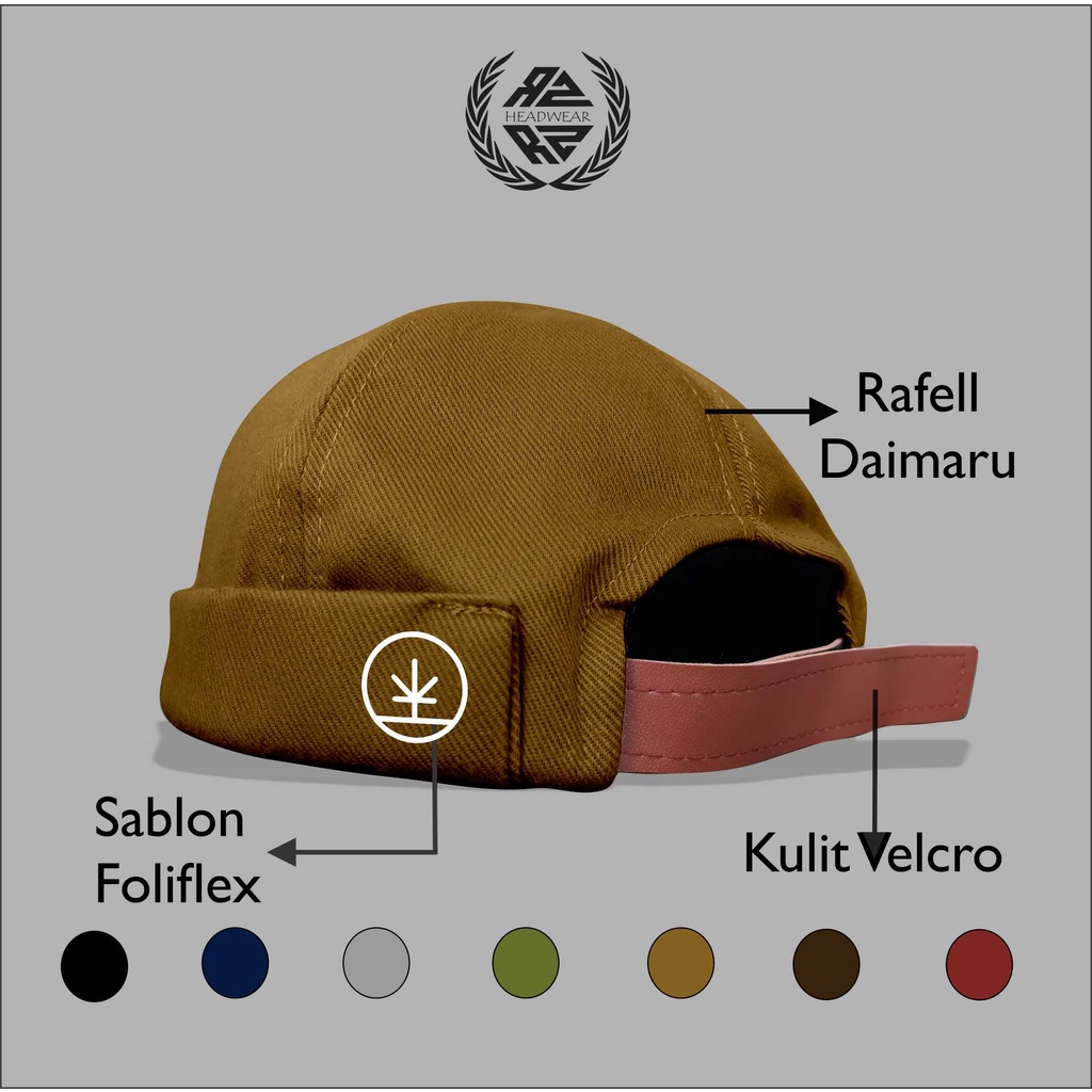 Topi Pria Peci Uas Mikihat Dewasa Logo LGN Kaligrafi Muslim Kwalitas Import