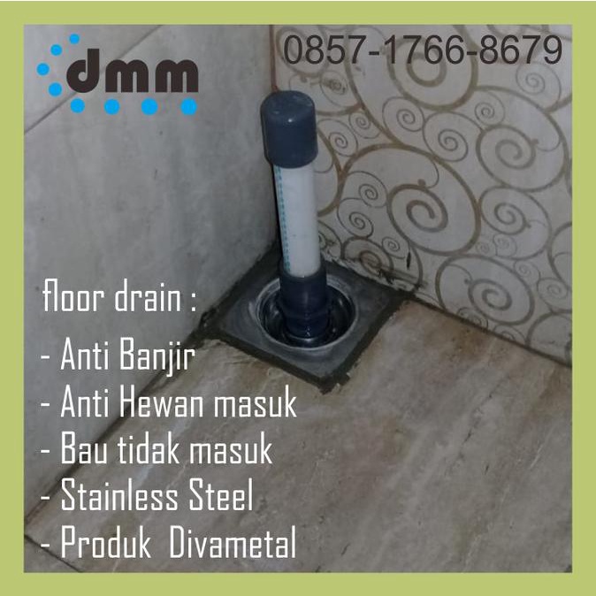 Floor drain anti banjir divametal