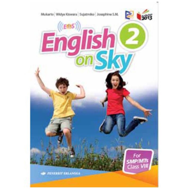 Buku Pelajaran English on Sky Kelas 1,2,3 SMP/MTs Kurikulum 2013 Erlangga