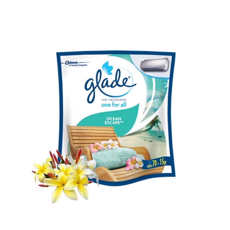 Glade Pengaharum Ruangan Gantung Refill 70 gr| Parfum Pengharum Mobil, Toilet, Kamar mandi