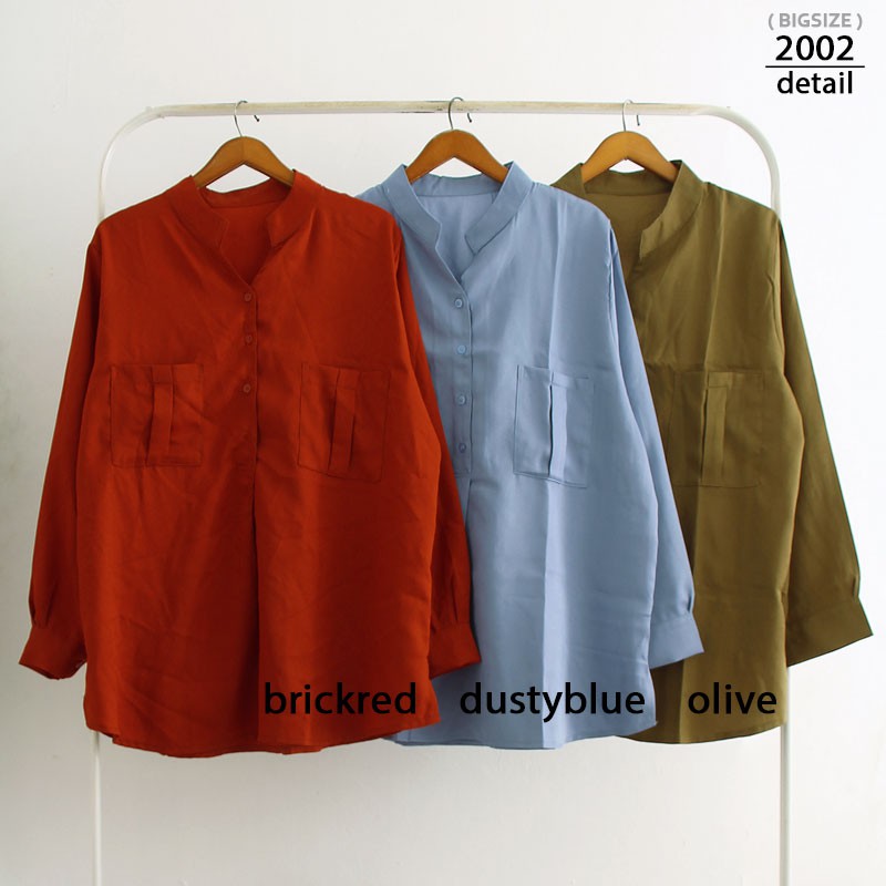 ARENA - Kemeja Wanita Jumbo Vneck