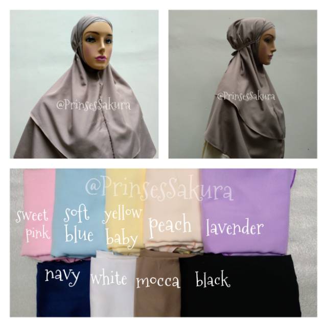 Bergo Aisha 2 Layer