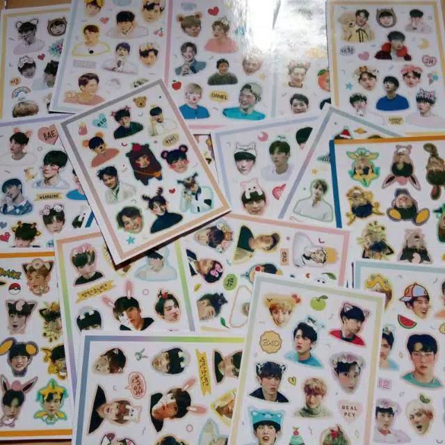 

Stiker kpop custum