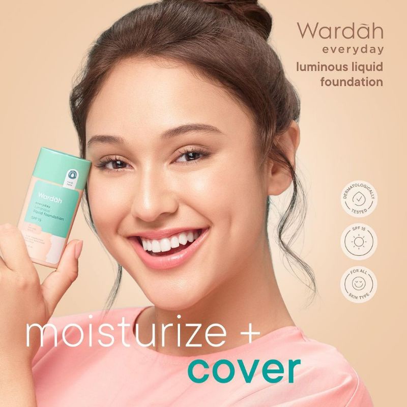 WARDAH Everyday Luminous Liquid Foundation 35ml