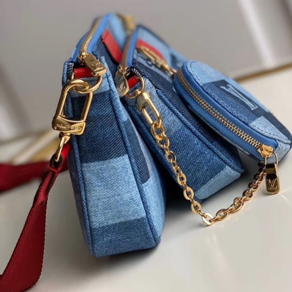 Pesanan tasLV multi pochette sling bag 3 in 1 supermirror