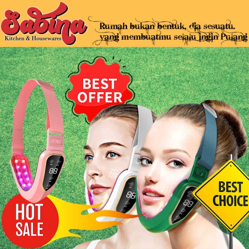 Alat Pijat Rahang Penirus Wajah Face Lifting Double Chin V-Shaped