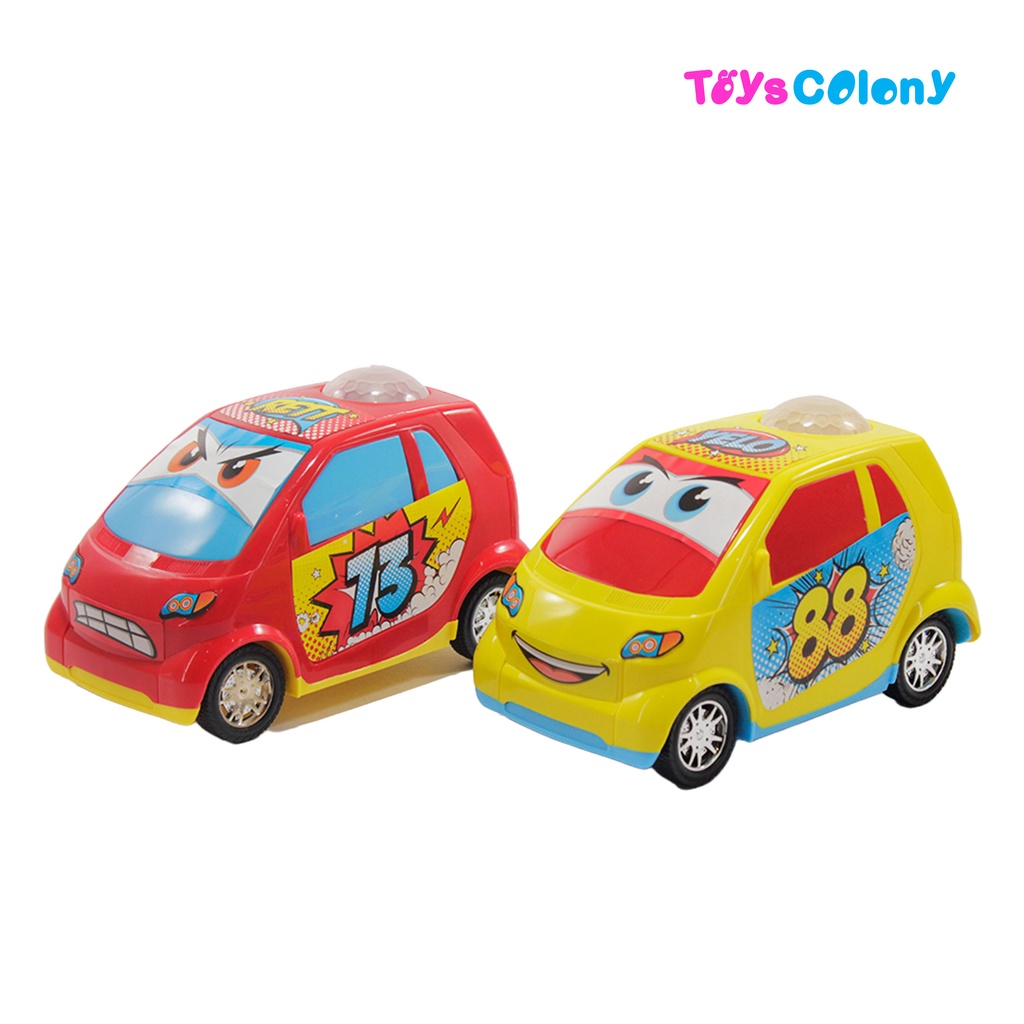 Blux and Friend Smart Car Cartoon Pull String RKC02111-1