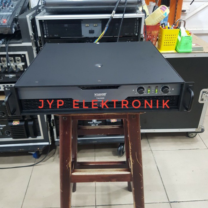 POWER AMPLIFIER WISDOM TA 2000 / TA2000 / TA-2000