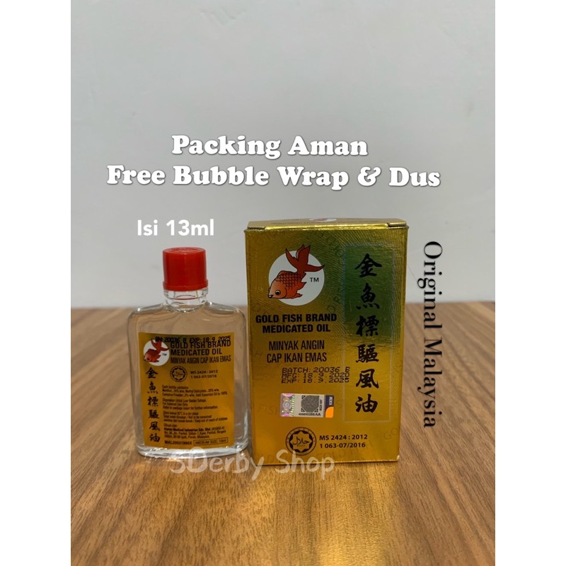 Minyak Angin Cap Ikan Mas Obat Gosok 13 ml