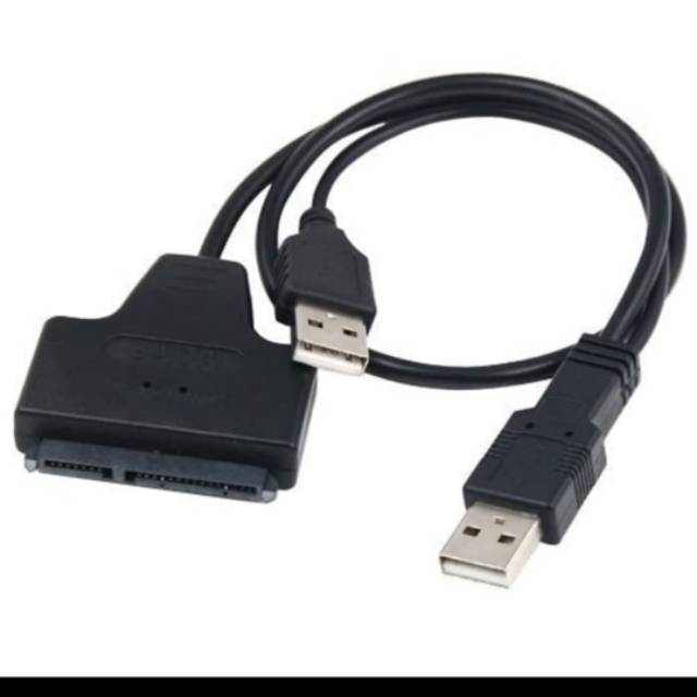 Adapter Converter Hard Disk SATA to USB untuk HDD 2.5Inch SSD Converter USB