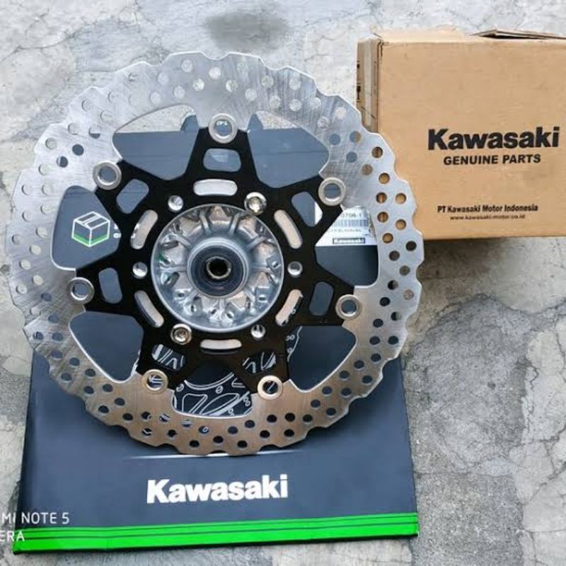 tromol depan kawasaki dtracker set disc piringan dtracker