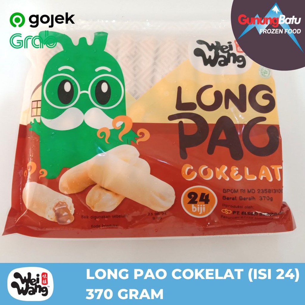 

WEIWANG LONGPAO COKLAT ISI 24 PCS 370 GRAM
