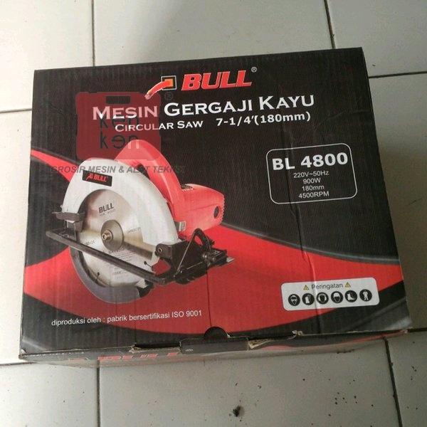 Circular Saw BL4800 Gergaji Kayu BL4800 Gergaji Tangan 7 Inch Bull