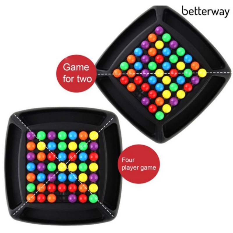 Rainbow ball Elimination game mainan board