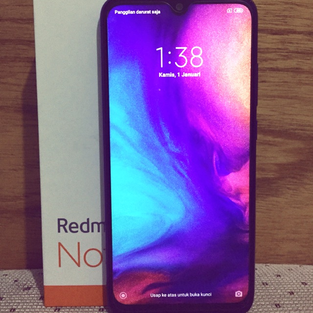 Xiaomi redmi note 7 blue tam second
