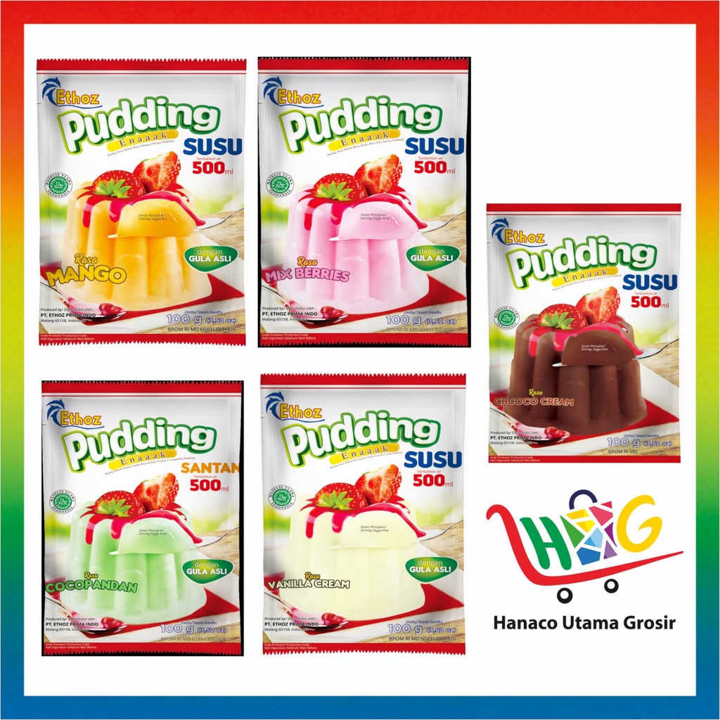 Ethoz Pudding Enaaak Susu 100gr