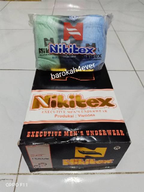 Celana Dalam Pria Nikitex HITAM (ISI 3Pcs)