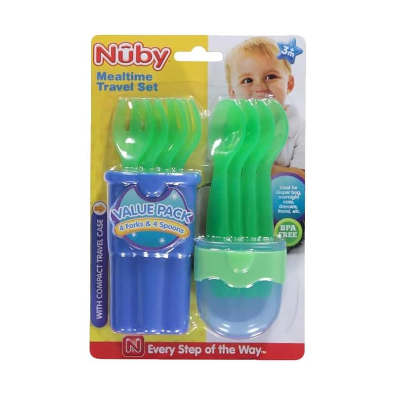 Nuby Travel Mealtime Set Cutlery Travel Set