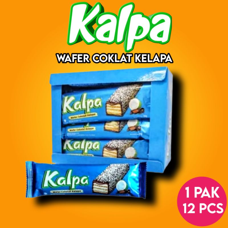 

Kalpa Wafer coklat Kelapa 22 gr - 1 box isi 12pcs