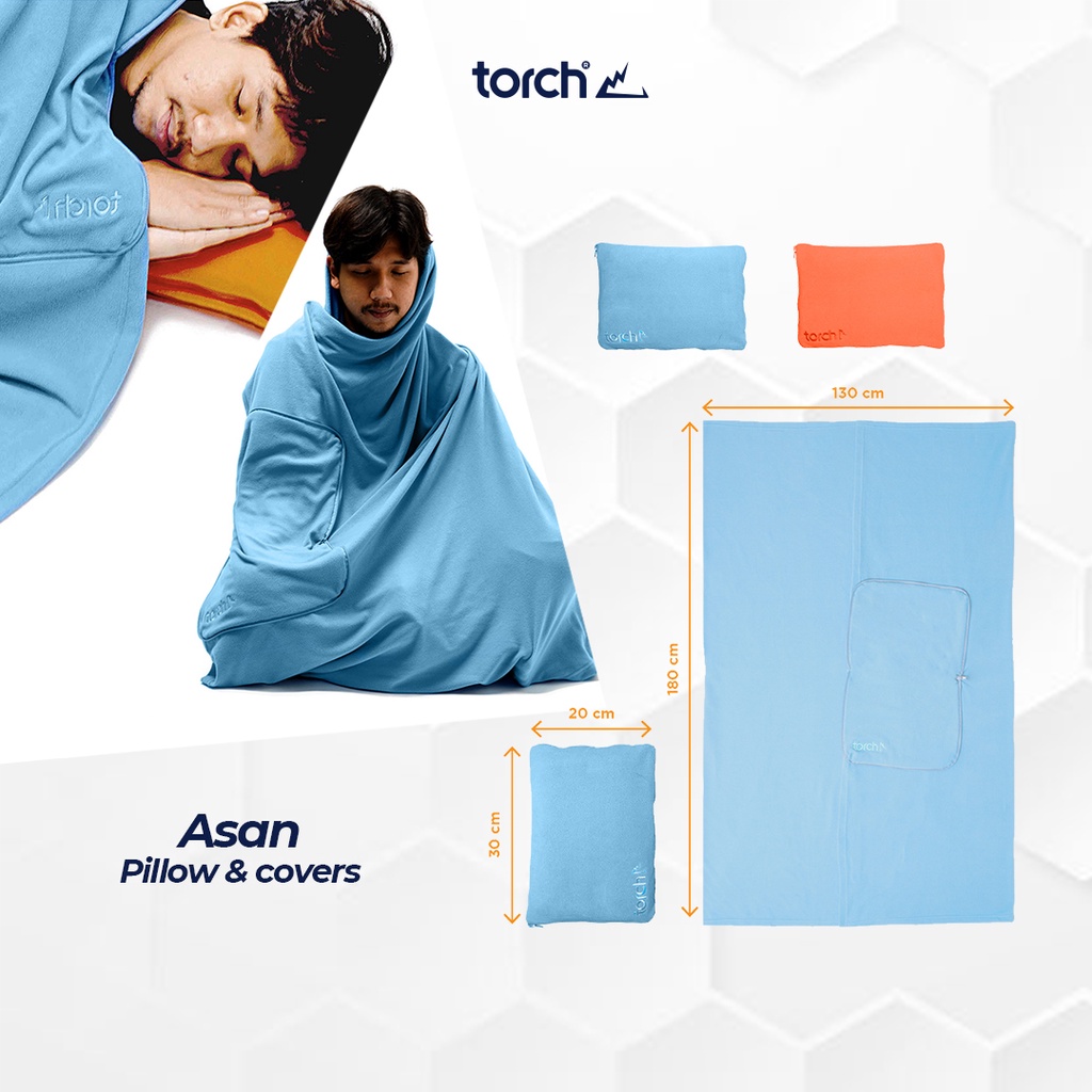 TORCH Depok Bantal Selimut - Blanket Pillow Asan