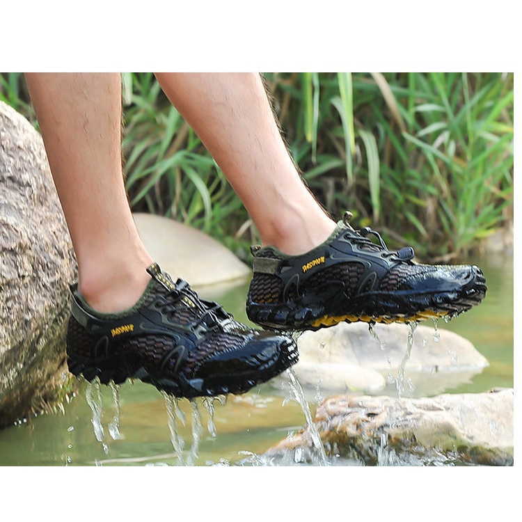 {FREE BOX} Sepatu Hiking Outdor Sepatu Gunung Pria Wanita Low Termurah KJ-51