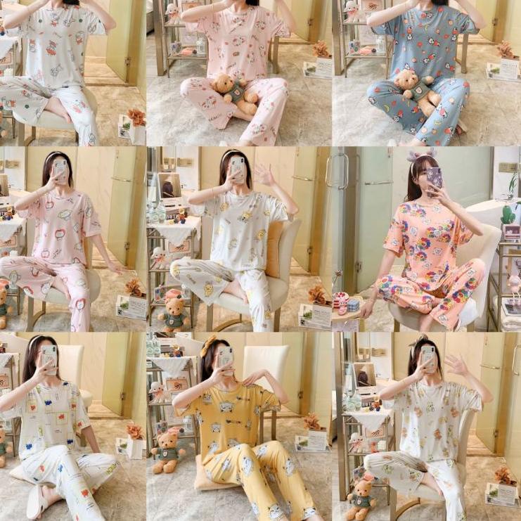 ☞ SET SUPER JUMBO KAOS IMPORT BAJU TIDUR / SET DEWASA MURAH ➤
