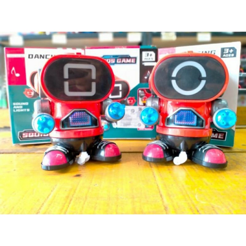 MAINAN ANAK ROBOT DANCING SQUID GAME/DANCE ROBOT SQUID GAME