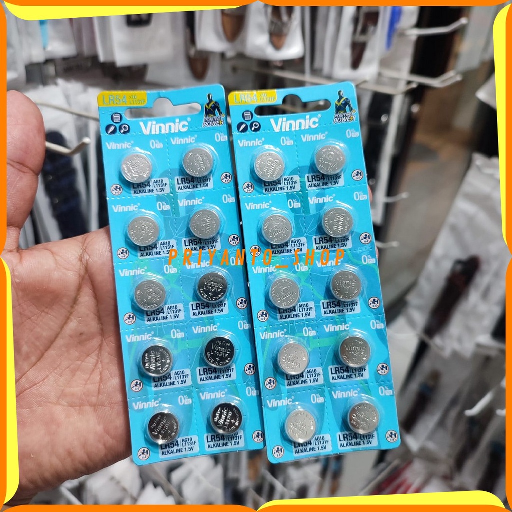 BATERAI BATRE JAM TANGAN L 1131 F / LR 1130 / AG 10/  LR 54 ORIGINAL
