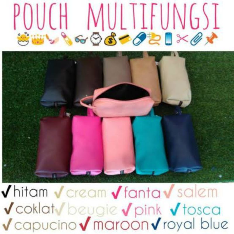 pouch lavina dan pouch jelita rumah warna