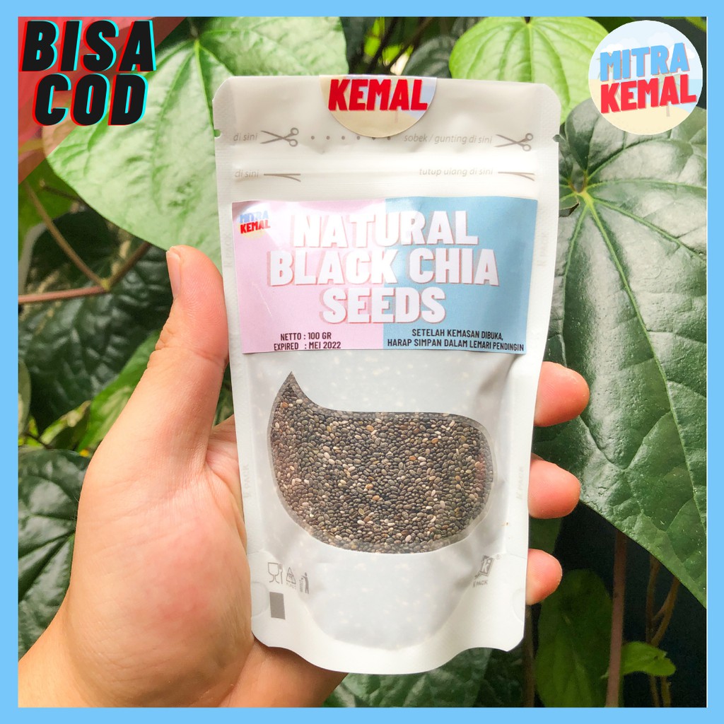 

MITRA KEMAL Black Chia Seeds Mexico 100 gram