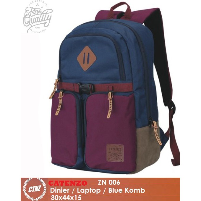  Tas  Pria  ZN 006 Distro Catenzo Bandung Tas  laptop ransel 