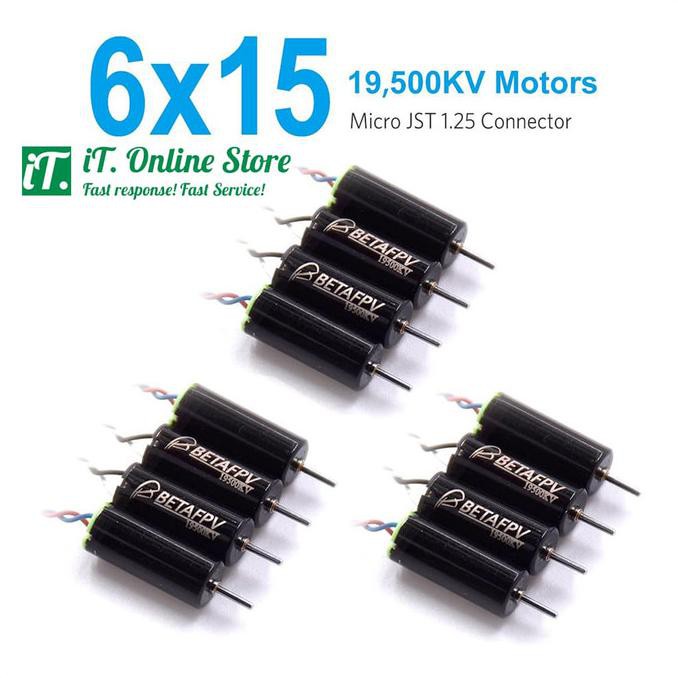 Dinamo BETAFPV 615 6x15mm Tiny Whoop Motor (Speed: Insane) 19500KV - CW RED BLUE NEW READY