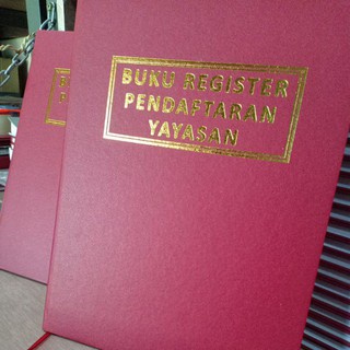 Buku Register Pendaftaran Yayasan