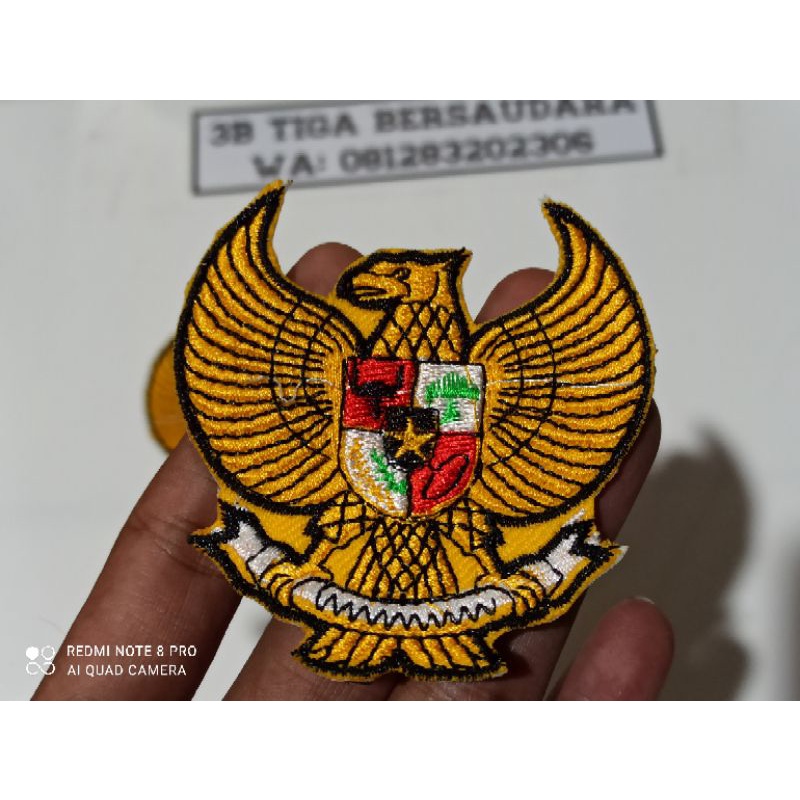 Logo,emblem,garuda bordir